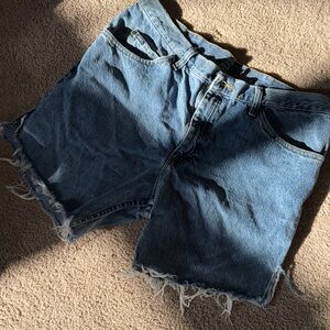 Lee Blue Jean Cutoff Shorts